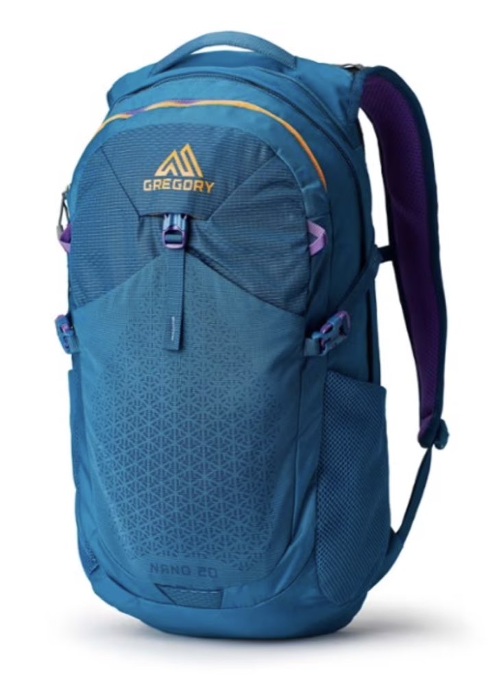 A Gregory Nano daypack.