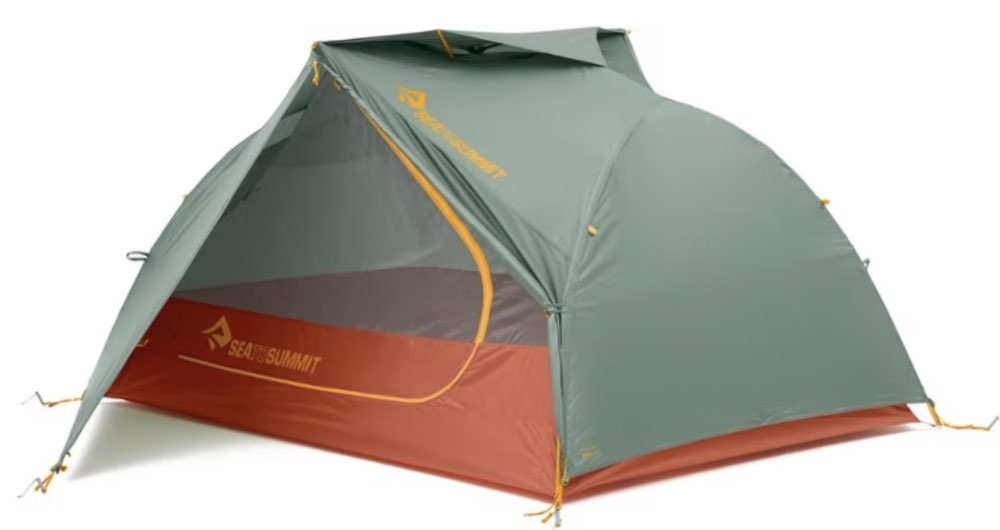 A Sea to Summit Ikos TR3 three-person tent.