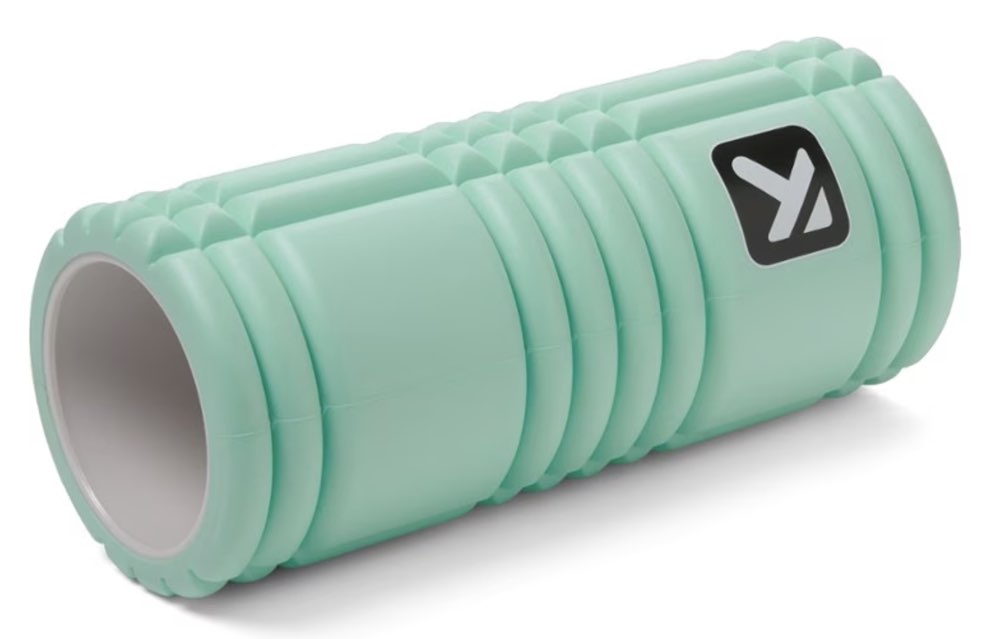 A Trigger Point Performance foam roller.
