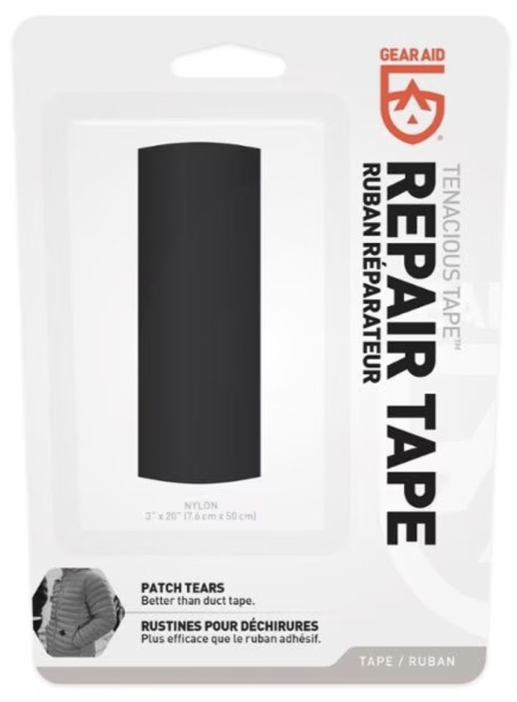 A roll of Tenacious Tape gear-repair tape.