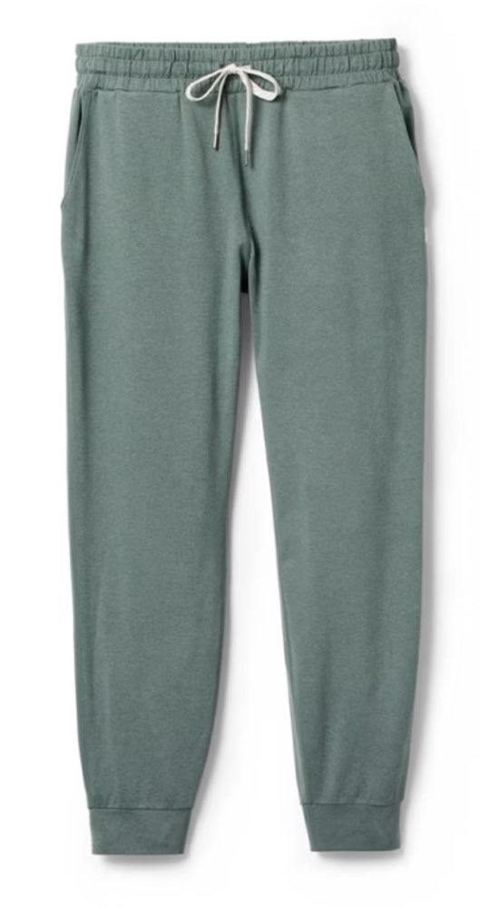 A pair of Vuori performance jogger pants.