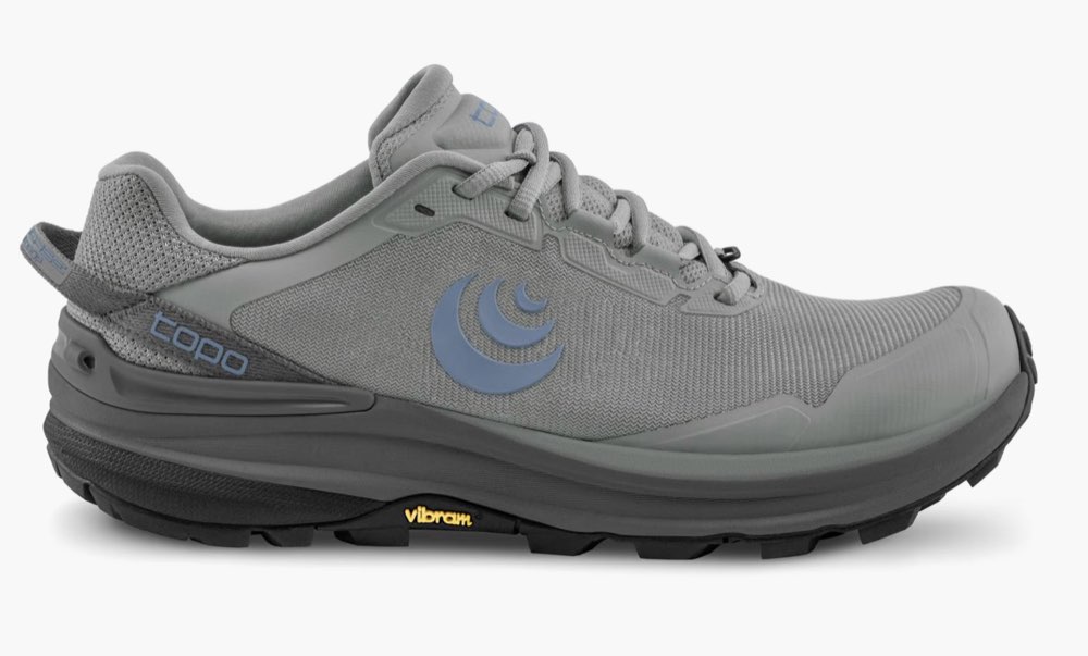 A pair of Topo Athletic Traverse hiking shoes.