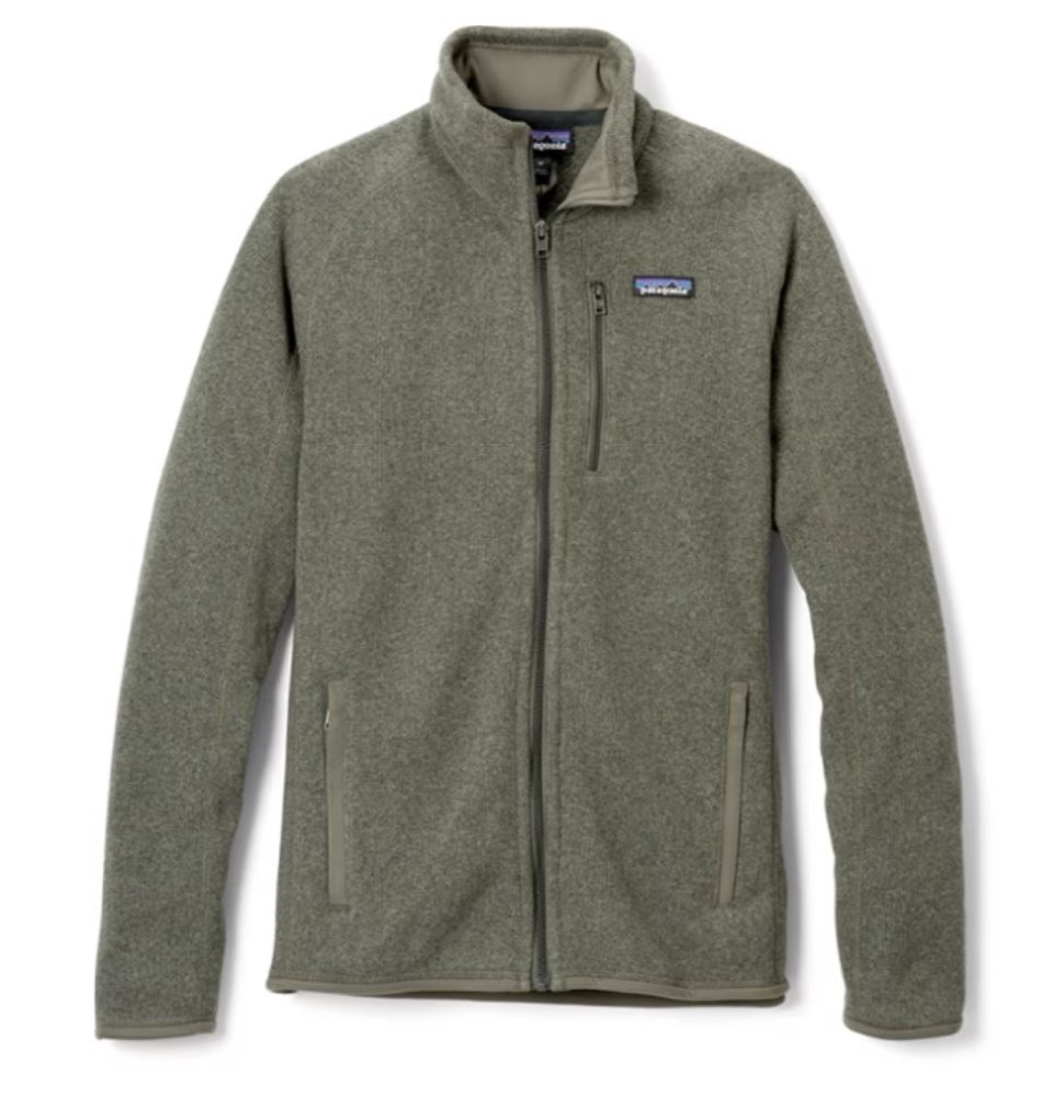 A men's Patagonia Better Sweater fleece jacket.