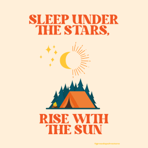 Sleep Under the Stars Sticker